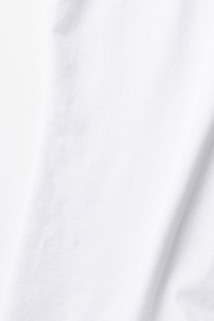 Top na ramiączkach z bawełny organicznej, WHITE, detail image number 1
