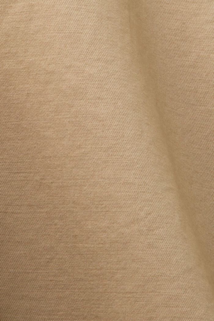 Szorty z twillu bawełnianego, BEIGE, detail image number 6