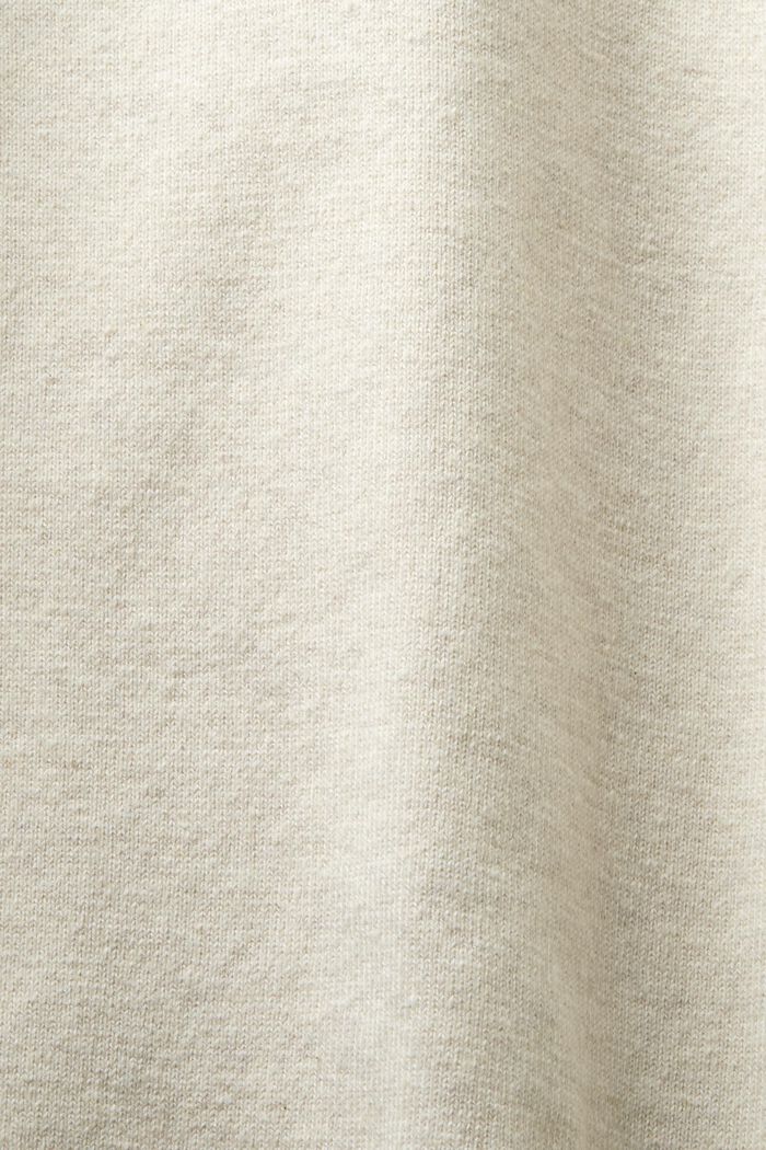Sweter polo z mieszanki bawełnianej, DUSTY NUDE, detail image number 6