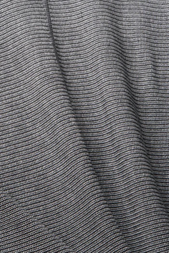 Sweter z łódkowym dekoltem z mieszanki z włóknem TENCEL™, MEDIUM GREY, detail image number 1