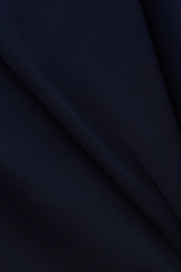 Krepowa sukienka midi ze ściąganym sznurkiem, NAVY, detail image number 5