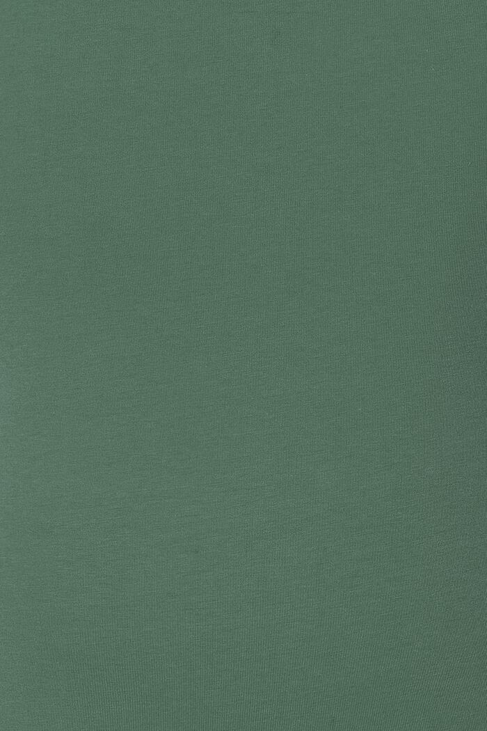 T-shirt z wycięciem w serek, LENZING™ ECOVERO™, VINYARD GREEN, detail image number 1