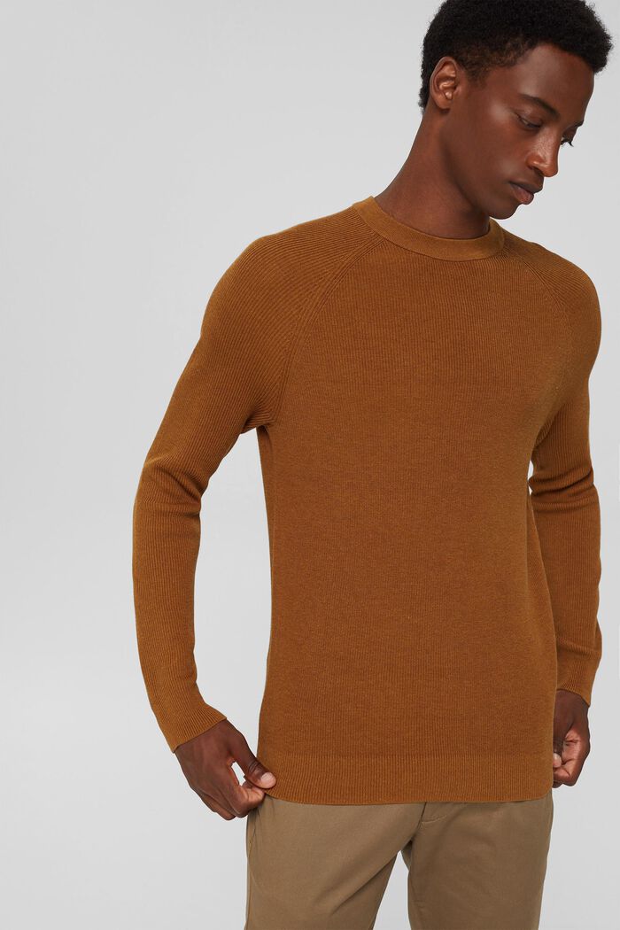 Sweter z dzianiny, 100% bawełny organicznej