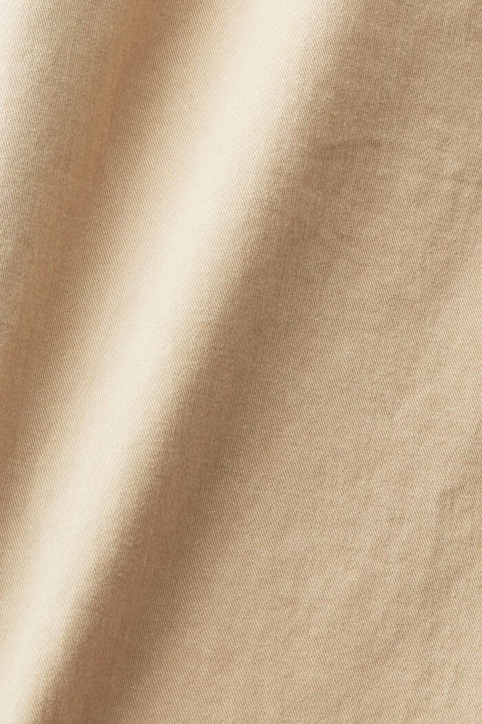 Spodnie chino z bawełny ze streczem, SAND, detail image number 6