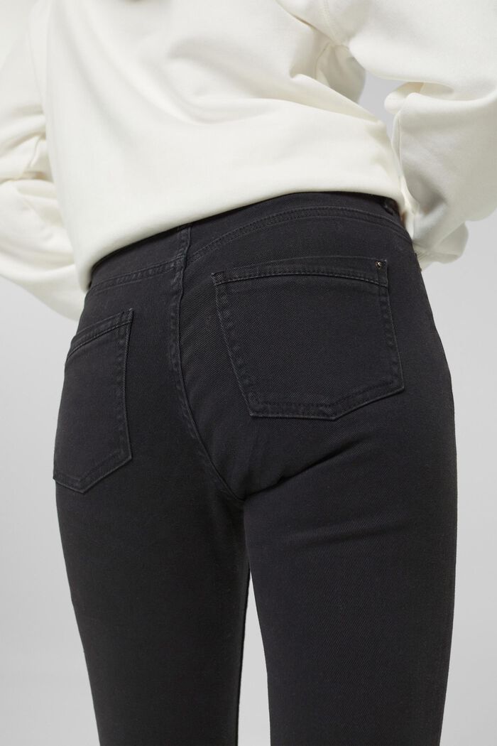 Elastyczne spodnie z zamkiem, BLACK, detail image number 2