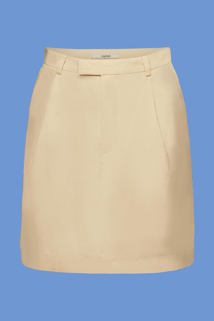 Spódnica mini ze 100% bawełny, SAND, detail image number 7