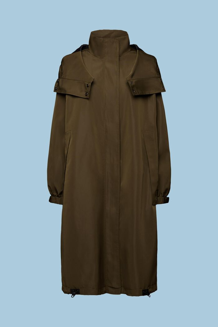 Płaszcz z odpinanym kapturem, KHAKI GREEN, detail image number 7