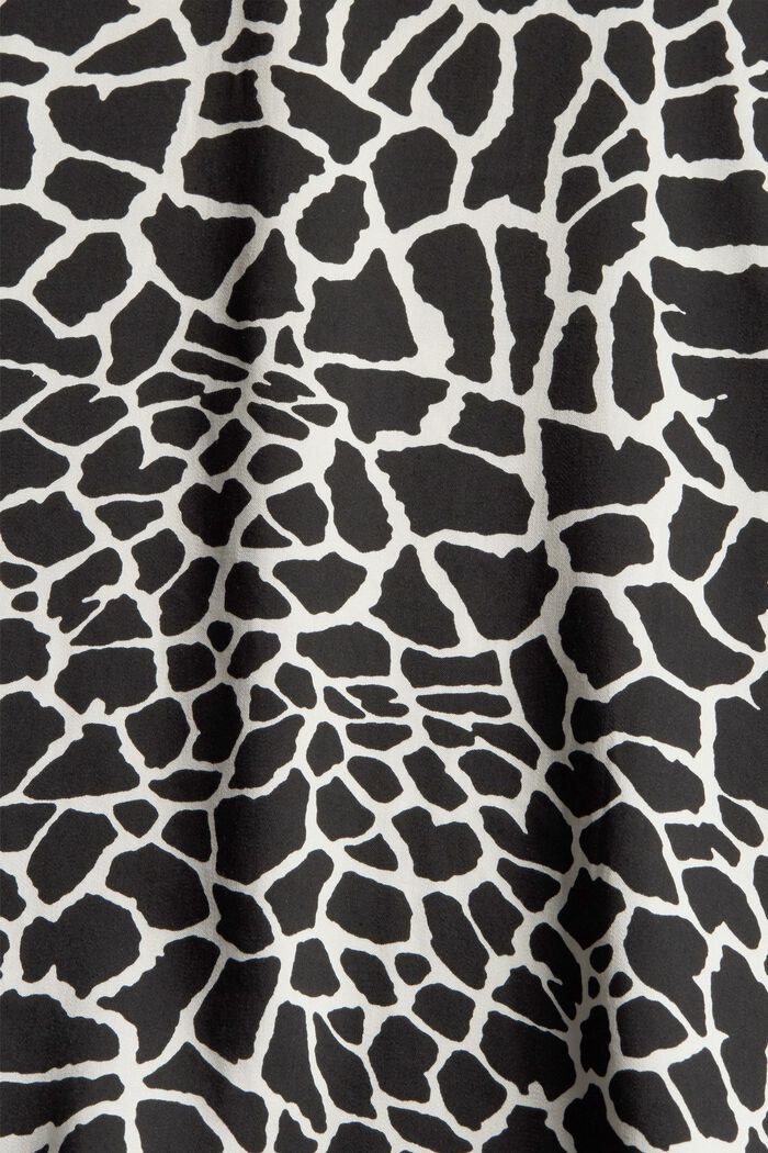 Bluzka z nadrukiem z LENZING™ ECOVERO™, BLACK, detail image number 4