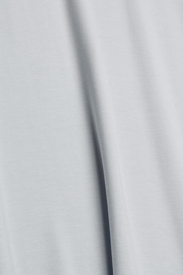 TENCEL™: dżersejowa sukienka z golfem, PASTEL GREY, detail image number 1
