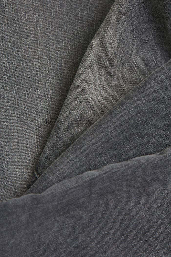 Dżinsy z bawełny organicznej z elastanem, GREY MEDIUM WASHED, detail image number 4
