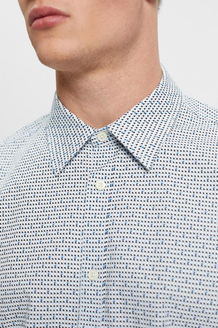 Koszula o fasonie slim fit ze wzorem na całej powierzchni, LIGHT BLUE, detail image number 2