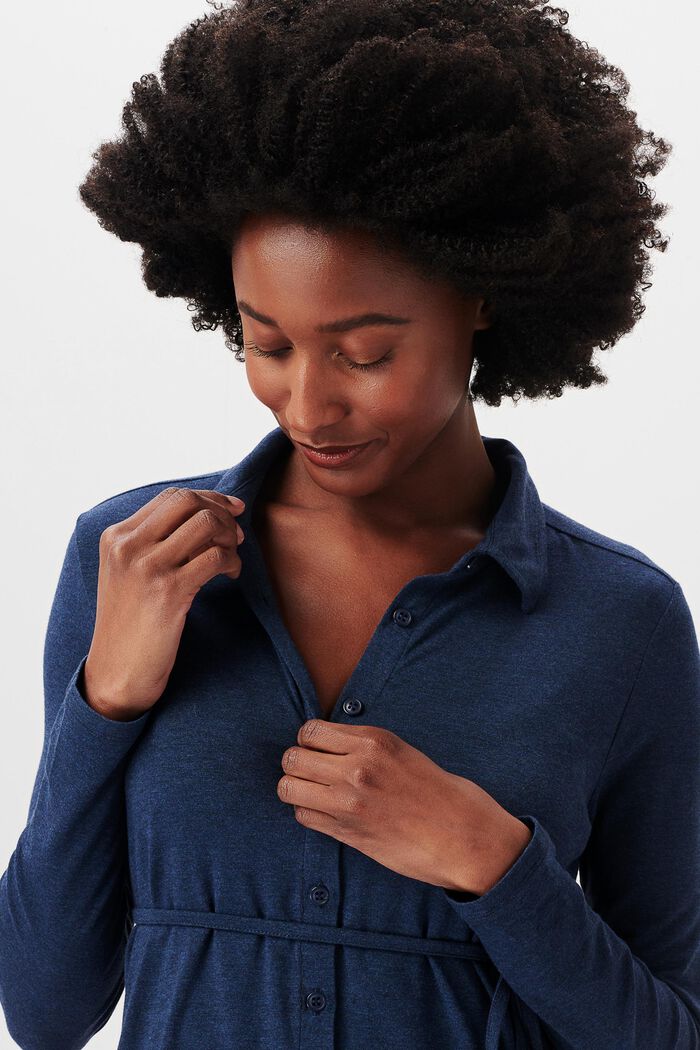 Dżersejowa bluzka z funkcją karmienia, DARK BLUE, detail image number 0