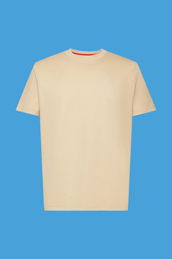 Bawełniany T-shirt z nadrukowanym delfinem, SAND, detail image number 7