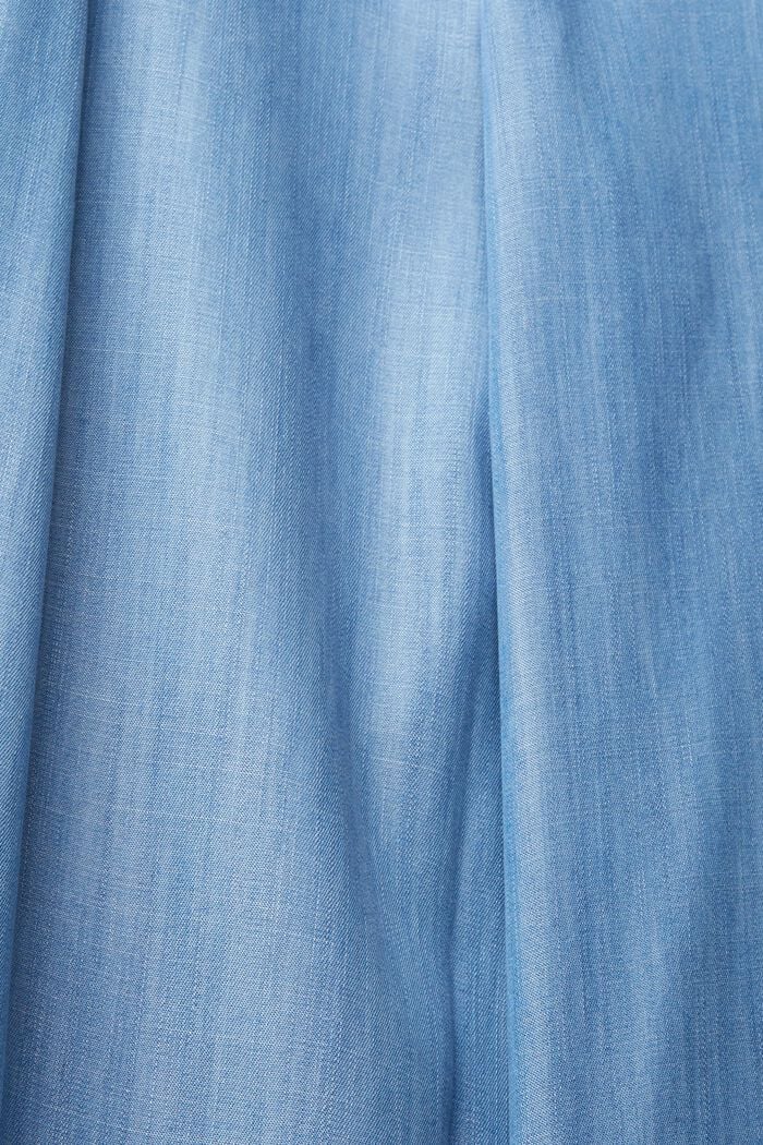 Z włókna TENCEL™: spodnie z cienkiego denimu, BLUE LIGHT WASHED, detail image number 4