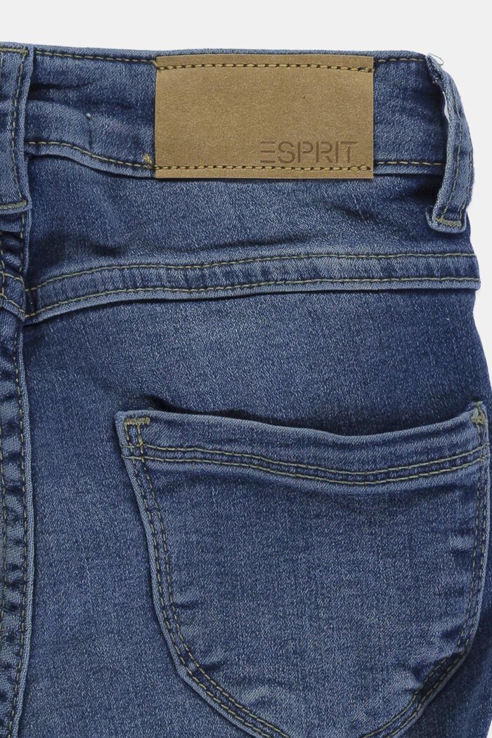 Elastyczne dżinsy z regulowanym pasem, BLUE MEDIUM WASHED, detail image number 2