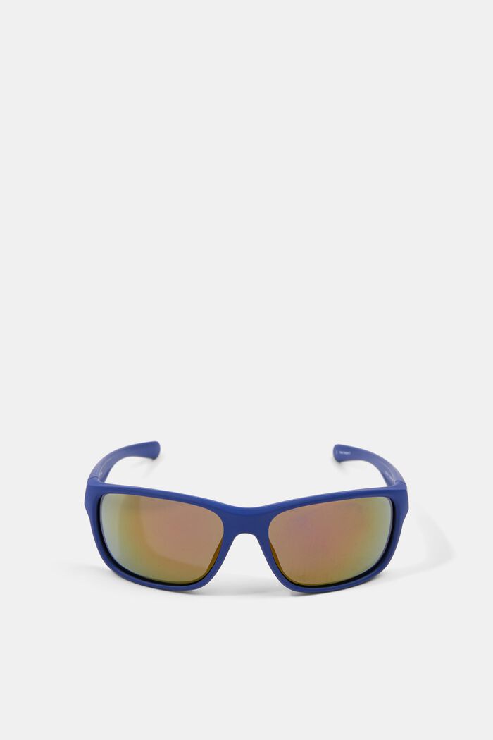 Sportowe okulary przeciwsłoneczne z elastycznymi zausznikami, BLUE, detail image number 2