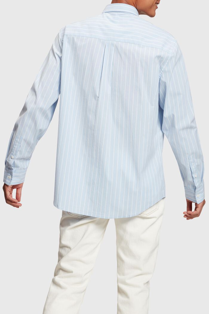 Koszula z popeliny w paski, relaxed fit, WHITE, detail image number 1