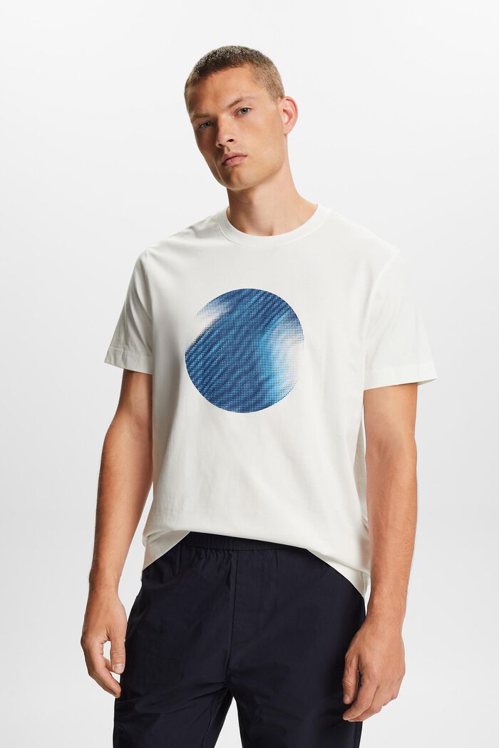 T-shirt z nadrukiem z przodu, 100% bawełna, ICE, detail image number 0
