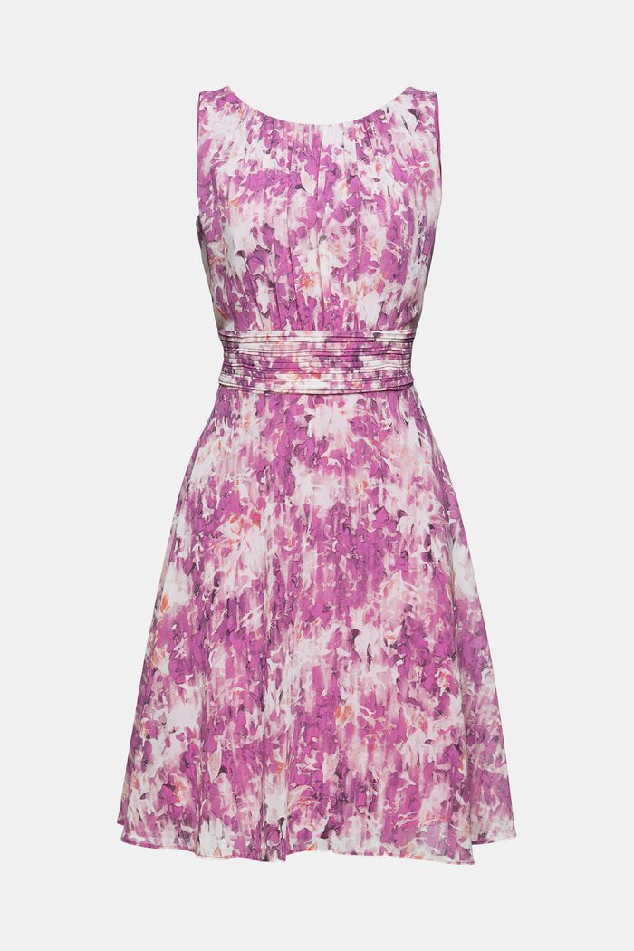 Z recyklingu: szyfonowa sukienka z kwiatowym wzorem