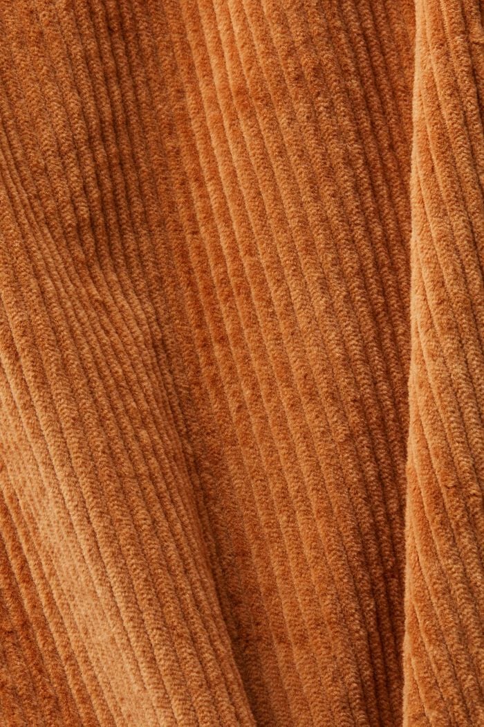 Sztruksowa spódnica ołówkowa, CARAMEL, detail image number 5