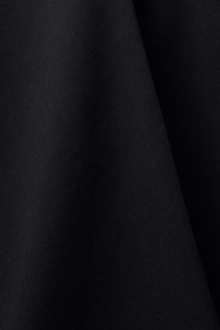 Oversizowa koszula zapinana na guziki, BLACK, detail image number 6
