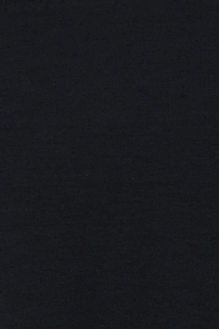 Dżersejowa spódnica z panelem, LENZING™ ECOVERO™, BLACK, detail image number 2
