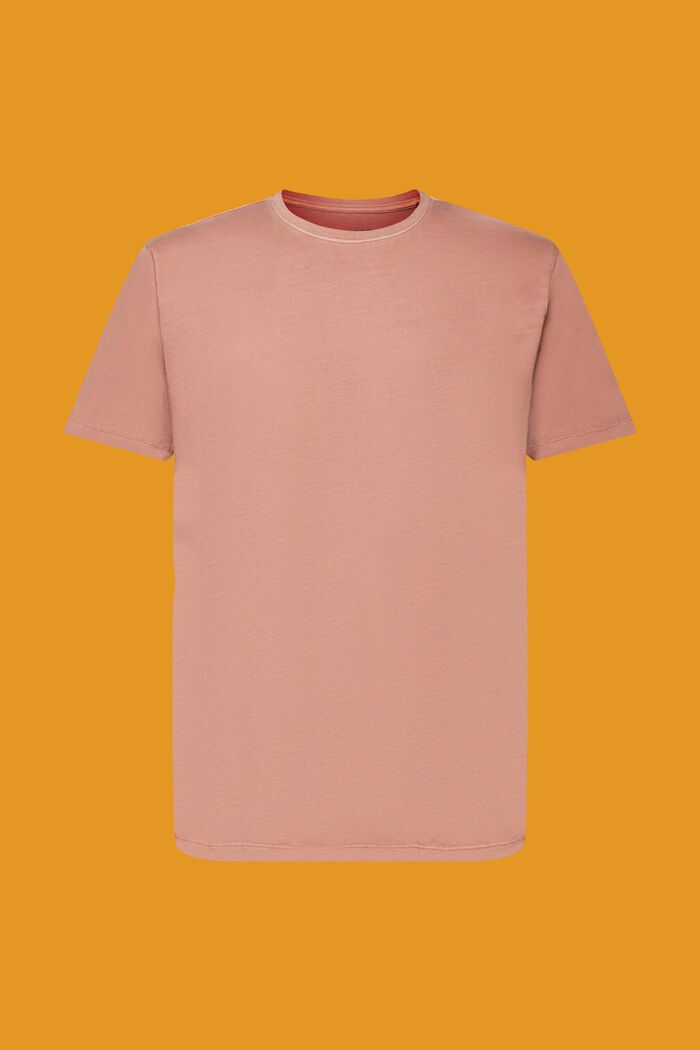 T-shirt z efektem sprania, 100% bawełny, DARK OLD PINK, detail image number 6