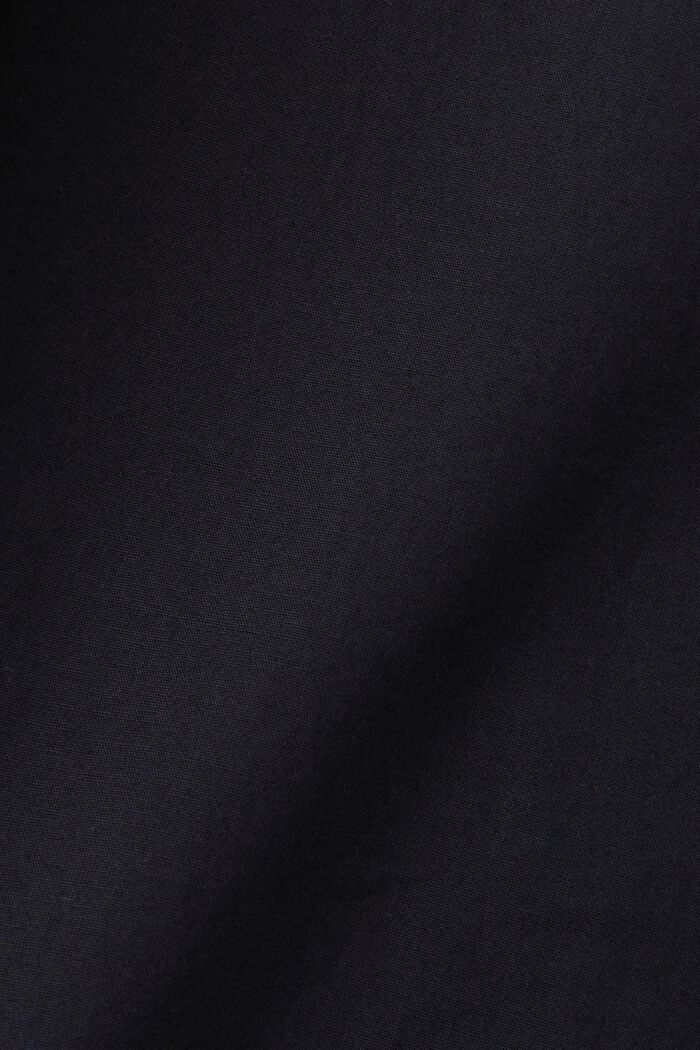 Bawełniana koszula, slim fit, BLACK, detail image number 4