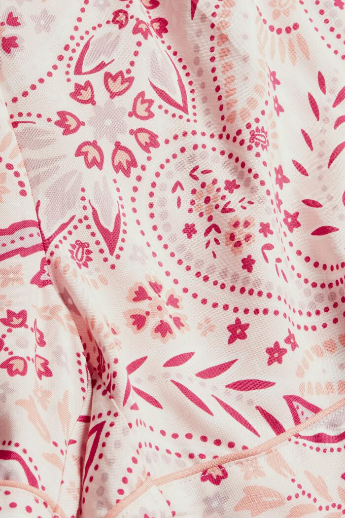Krótka piżama, 100% LENZING™ ECOVERO™, LIGHT PINK, detail image number 4
