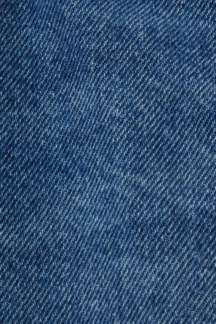 Haftowana dżinsowa spódniczka mini, BLUE LIGHT WASHED, detail image number 6