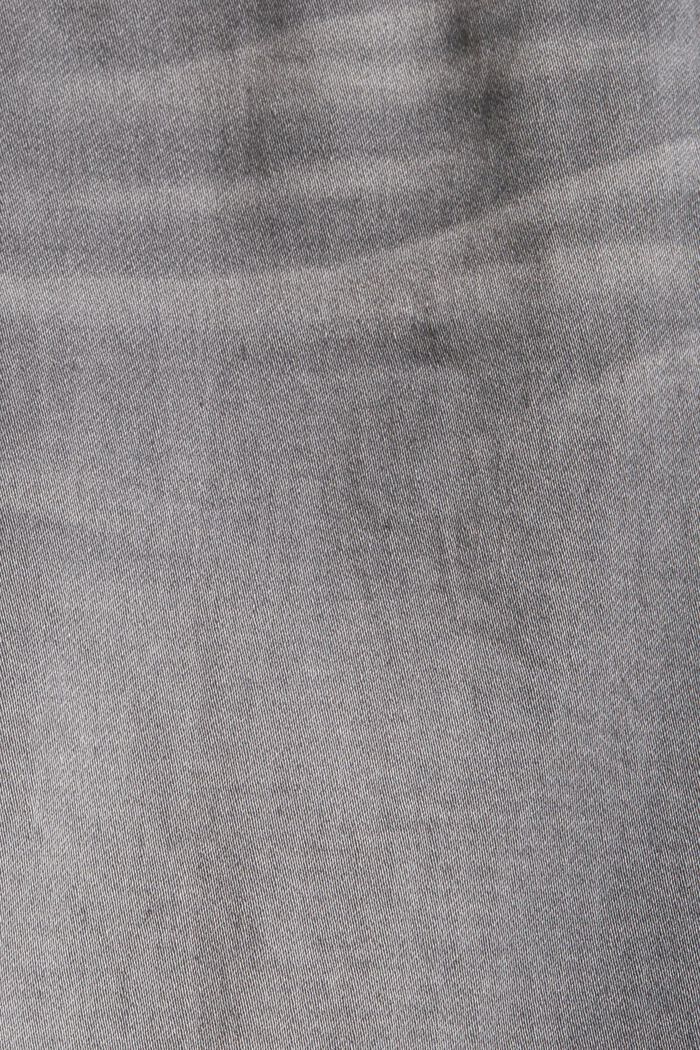 Dżinsowy szorty z mieszanki z bawełną ekologiczną, GREY MEDIUM WASHED, detail image number 4