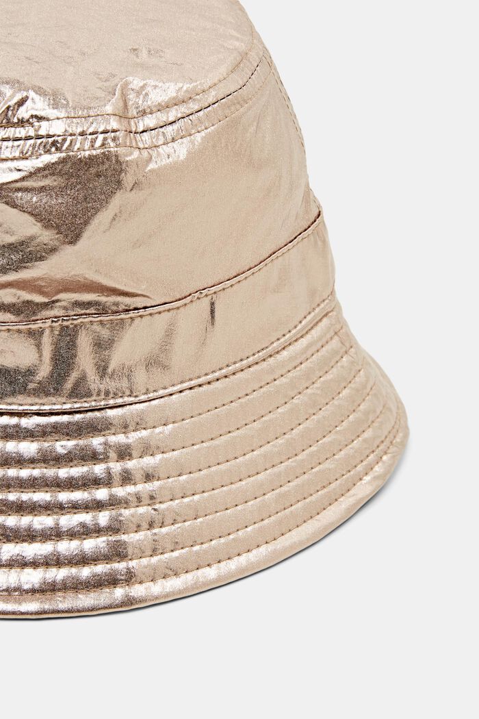 Metaliczny kapelusz rybacki, GOLD, detail image number 1
