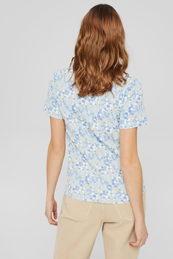 Koszulka z nadrukiem z 100% bawełny ekologicznej, LIGHT BLUE, detail image number 3