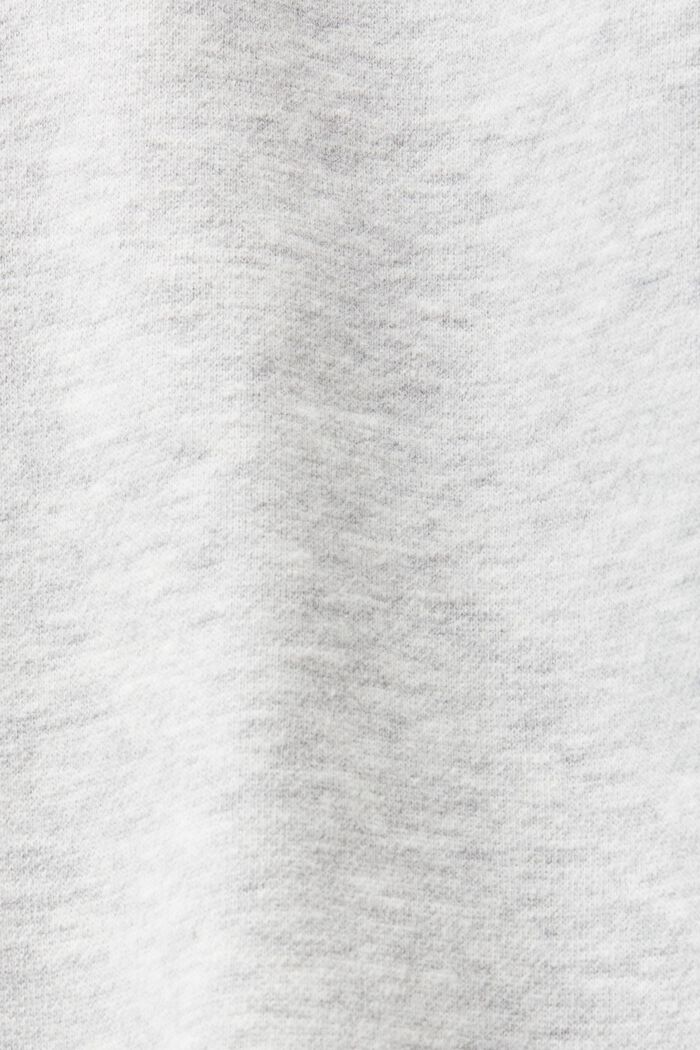 Bluza z kapturem z mieszanki z bawełną z logo, LIGHT GREY, detail image number 5