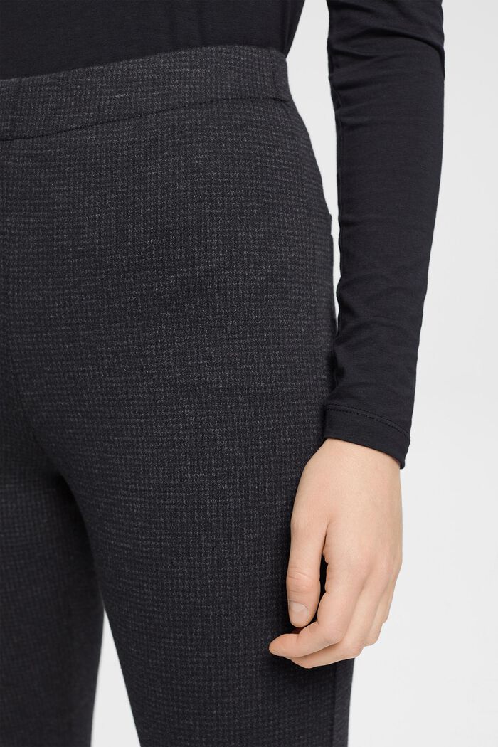 Skrócone spodnie z modnym akcentem, ANTHRACITE, detail image number 0