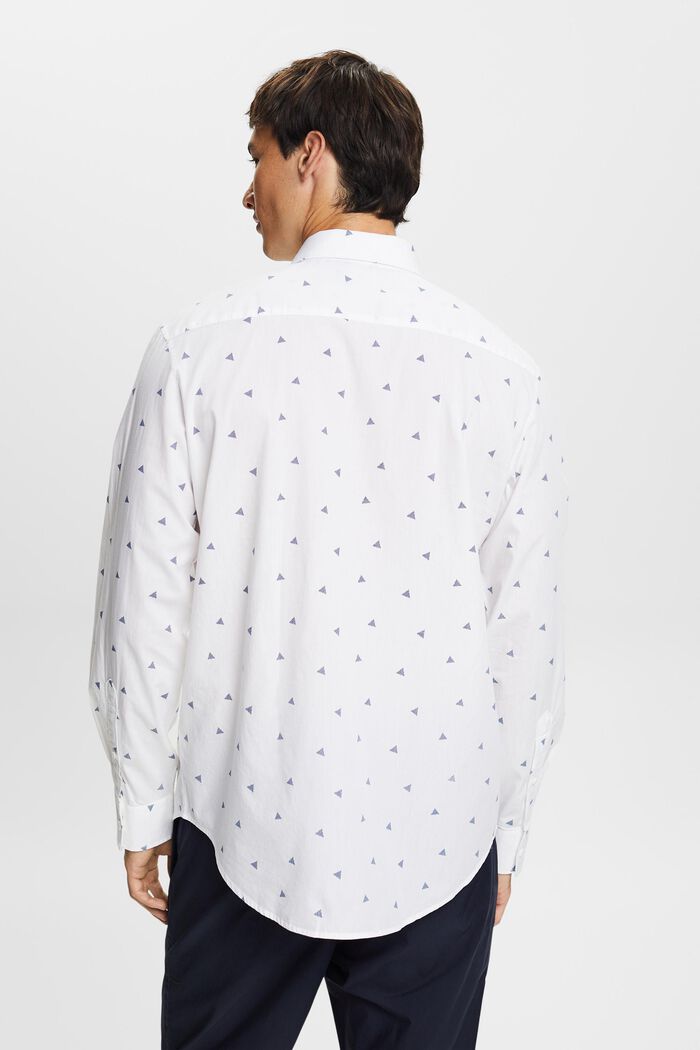 Wzorzysta koszula, 100% bawełny, NEW WHITE, detail image number 3