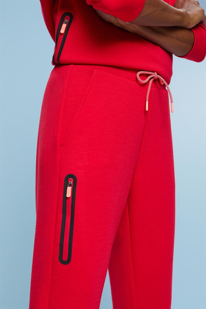 Spodnie joggingowe Active, LENZING™ ECOVERO™, RED, detail image number 4