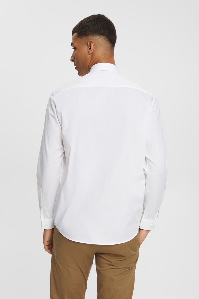 Koszula z ekologicznej bawełny, WHITE, detail image number 3