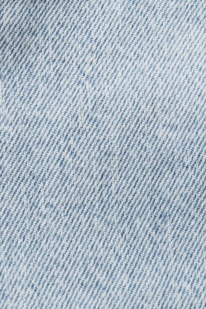 Dżinsowe szorty w stylu retro, BLUE BLEACHED, detail image number 5
