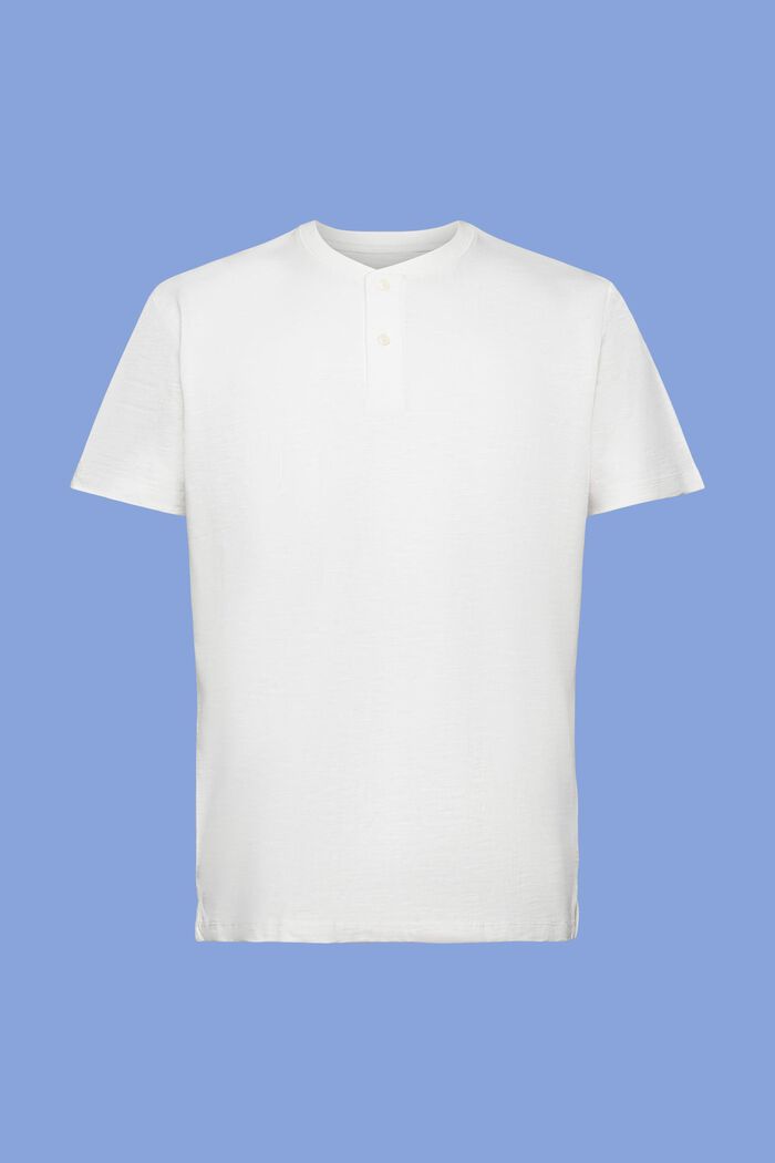 Bawełniany T-shirt henley, ICE, detail image number 6