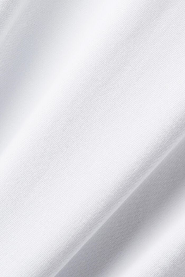 Koszulka polo z bawełny pima, WHITE, detail image number 4