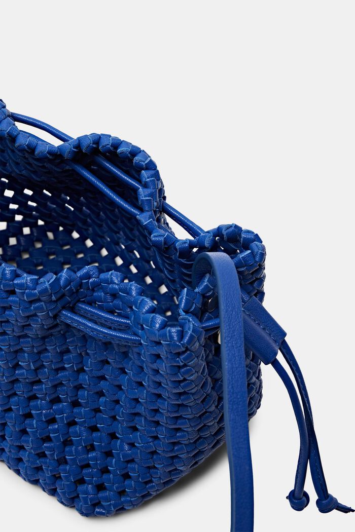 Skórzana torba na ramię, BRIGHT BLUE, detail image number 3
