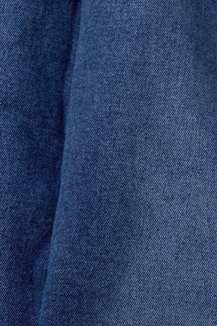 Dżinsy straight fit PLUS SIZE, elastyczna bawełna, BLUE DARK WASHED, detail image number 1