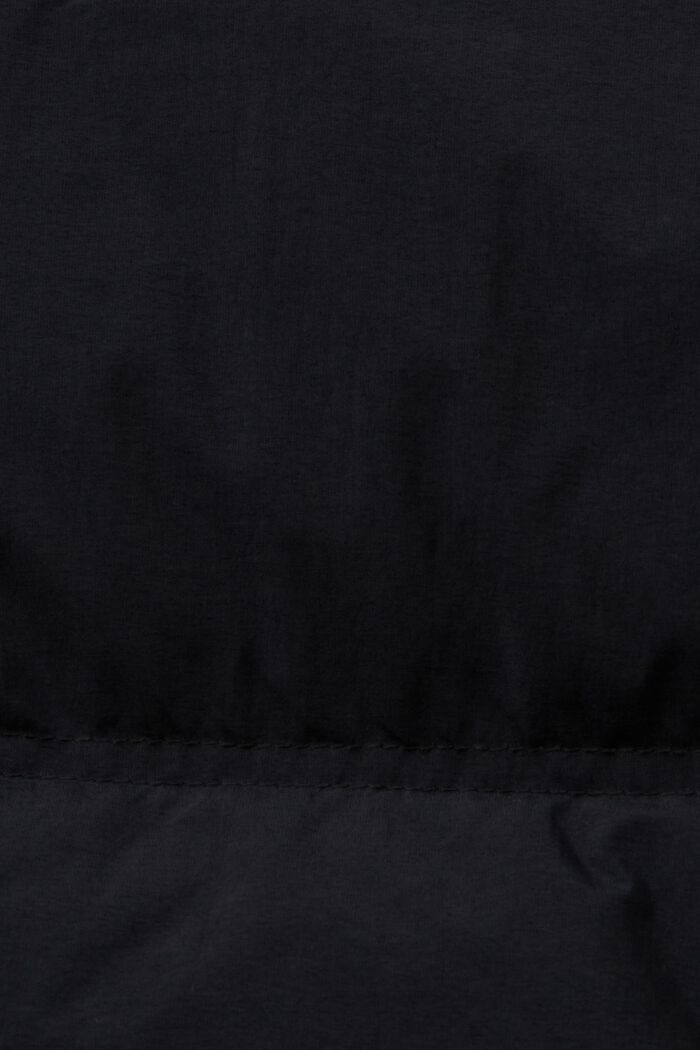 Pikowana kamizelka puchowa, BLACK, detail image number 4