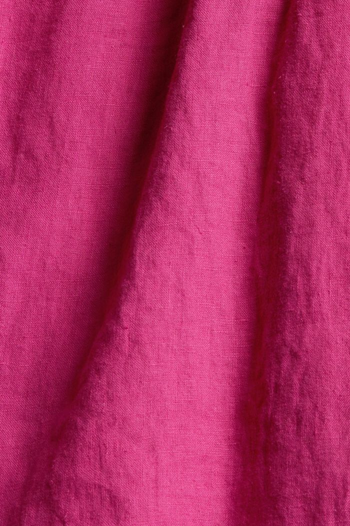 Top w 100% z lnu, PINK FUCHSIA, detail image number 1