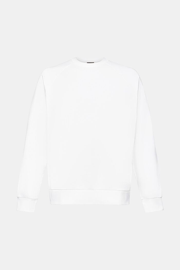 Bawełniana bluza o fasonie relaxed fit, OFF WHITE, detail image number 6