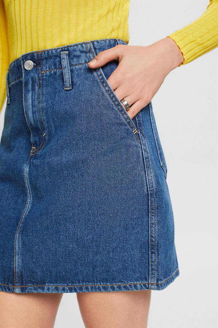 Dżinsowa spódnica mini, BLUE MEDIUM WASHED, detail image number 2