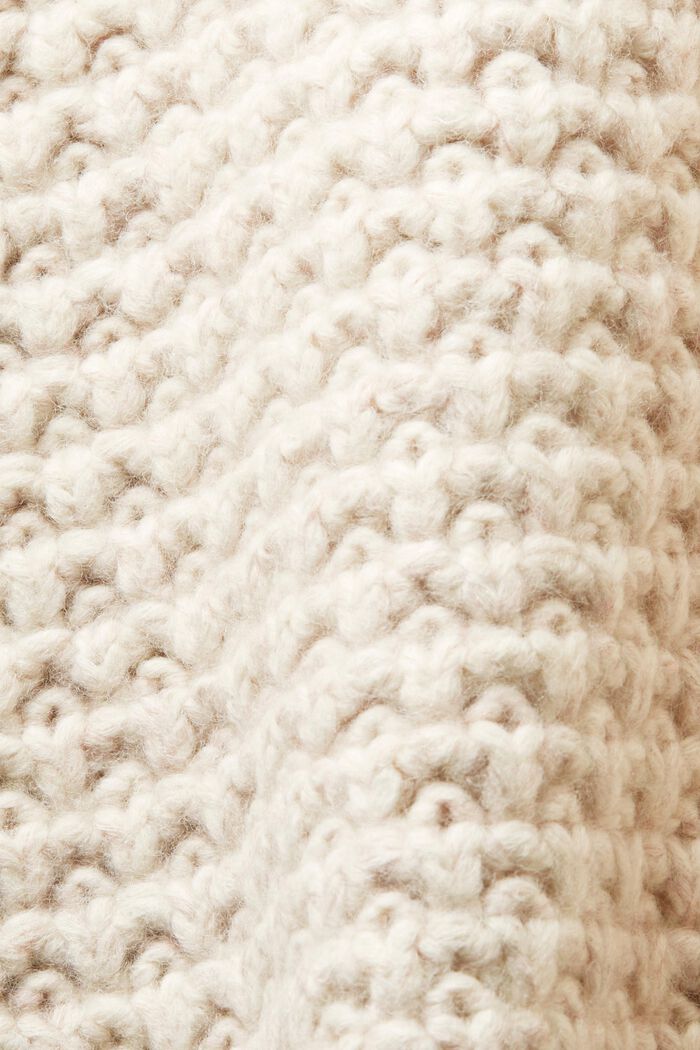 Sweter z okrągłym dekoltem z grubej dzianiny, ICE, detail image number 6