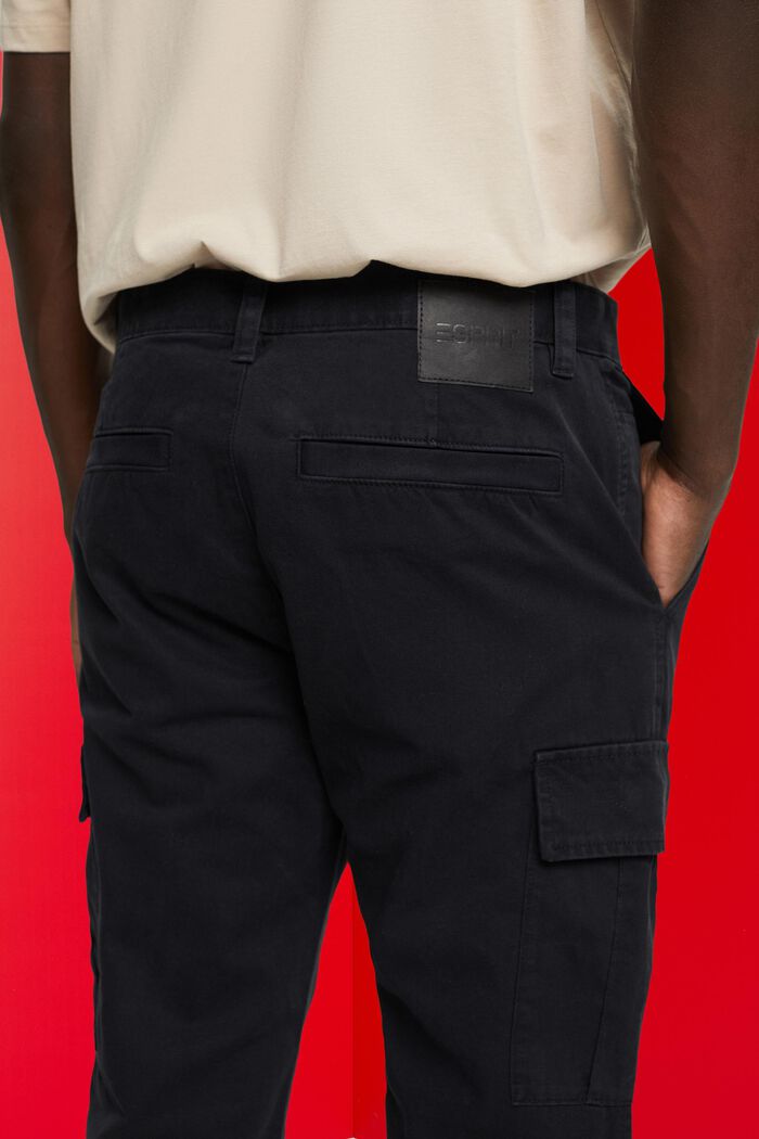 Spodnie bojówki, BLACK, detail image number 4