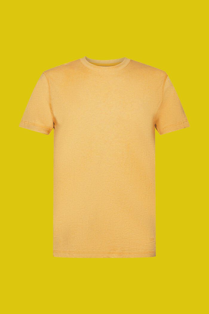 T-shirt w z bawełnianego dżerseju, SUNFLOWER YELLOW, detail image number 6